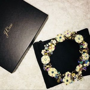 J. Crew Floral Necklace